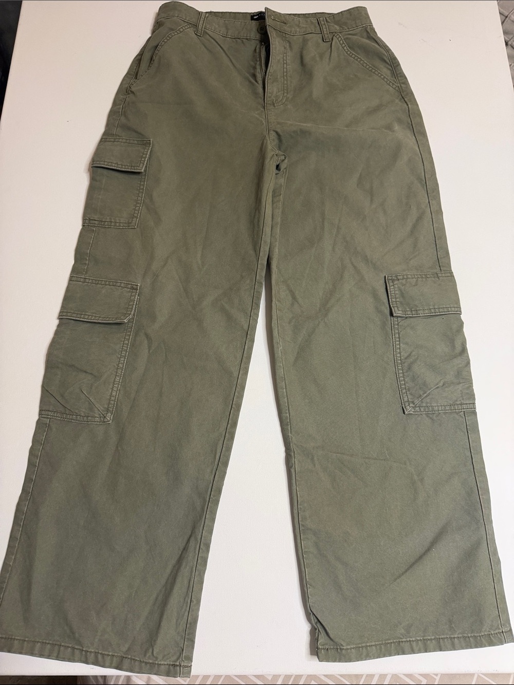 ASOS Olive Green Cargo Trousers size 6